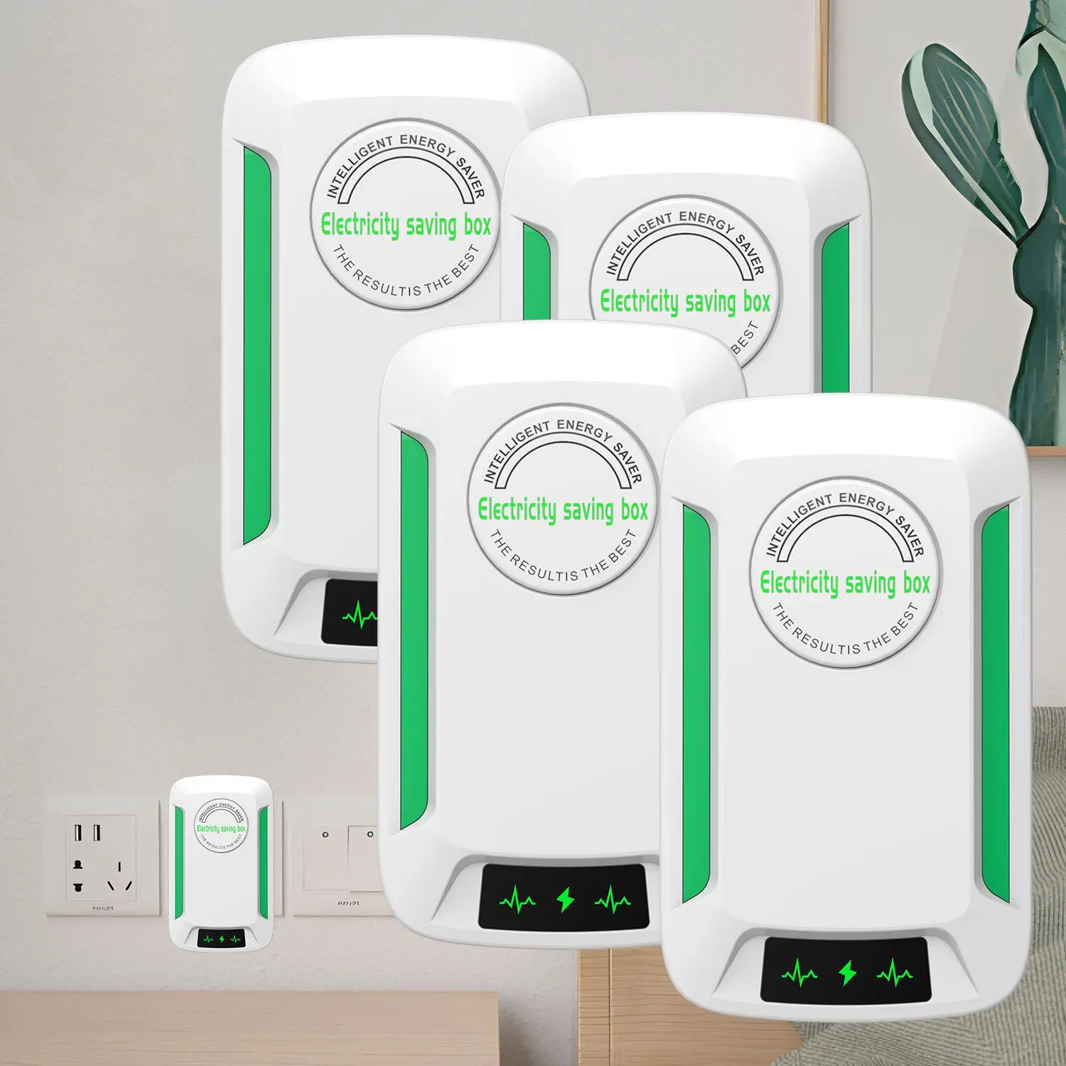 4PCS Plug-In , Smart Plug Device & Office US Plug, Plug&Play, for Home/Office/Restaurants/Factory 4PCS Plug-In , Smart Plug Device & Office US Plug, Plug&Play, for Home/Office/Restaurants/Factory