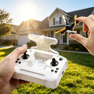 Propeller Guard Mini Remote Control Flying Toy – One-Touch Takeoff/Landing, Hover, 360° Flip & Spin for Beginners Ages 12+