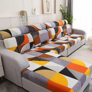 Modern Fashion Sofa Cover, Elastic Sofa Slipcover, Stretchy All-Over Fit, Soft Breathable Fabric, Easy Installation, Suitable for Home Living Room Dining Room Hotel Beach