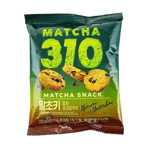 MATCHA 310 Korean Matcha Chocolate Crispy Cookies 100g - Popular Korean Convenience Store Snack