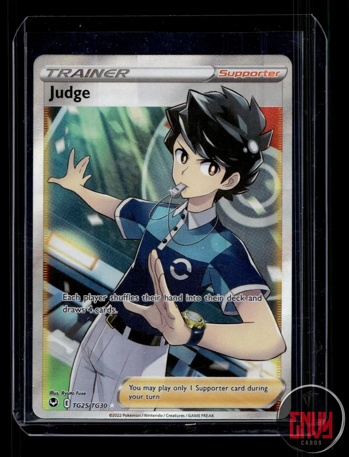 Judge Near Mint TG25/TG30 Ultra Rare Silver Tempest Trainer Gallery Pokemon Holo