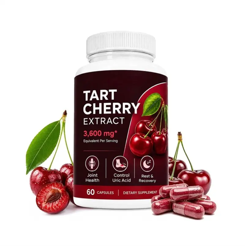 Good Grove Tart Cherry Extract Capsules, Cold Extracted Joint Support, Mobility and Comfort Support, Plant Based Supplement, 60 Capsules