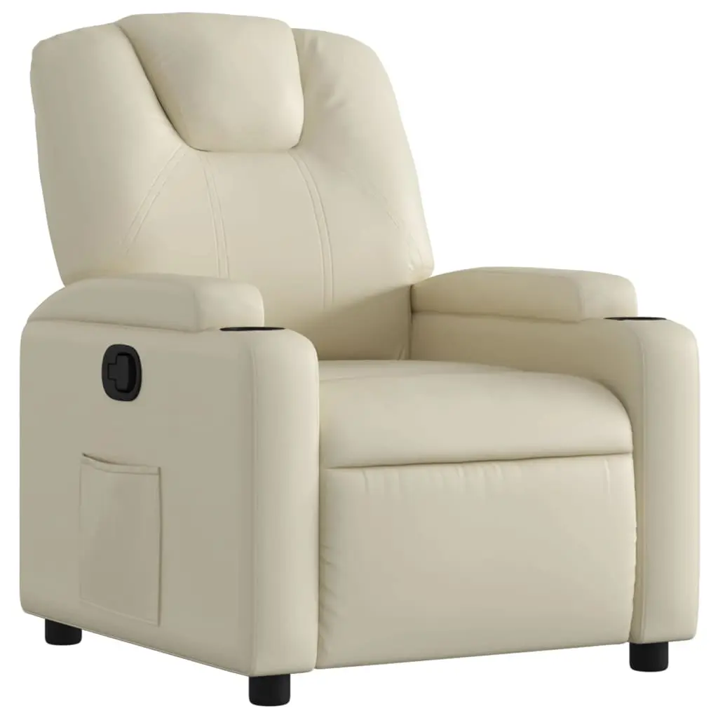vidaXL Recliner Chair Wingback Reclining Sofa Seating Furniture Faux Leather 3205541