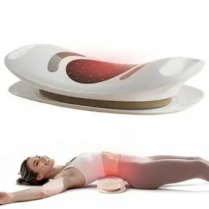 Waist Massager with Heat & Vibration - Smart Voice Broadcast USB Rechargeable Back Massager for Lower Back Pain Relief - Lumbar Massage Cushion for Home Office Car - Gift for Women Men Mom Dad Muscle Massagers Portable Muscle Massagers
