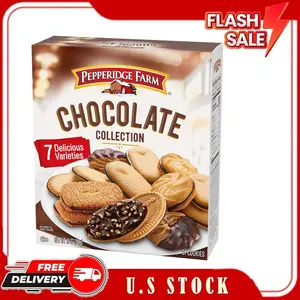 Chocolate Cookie Collection, 7 Varieties, 13 oz Box, Assorted Milano & Specialty Cookies, Holiday Giftable Gourmet Snack Pack