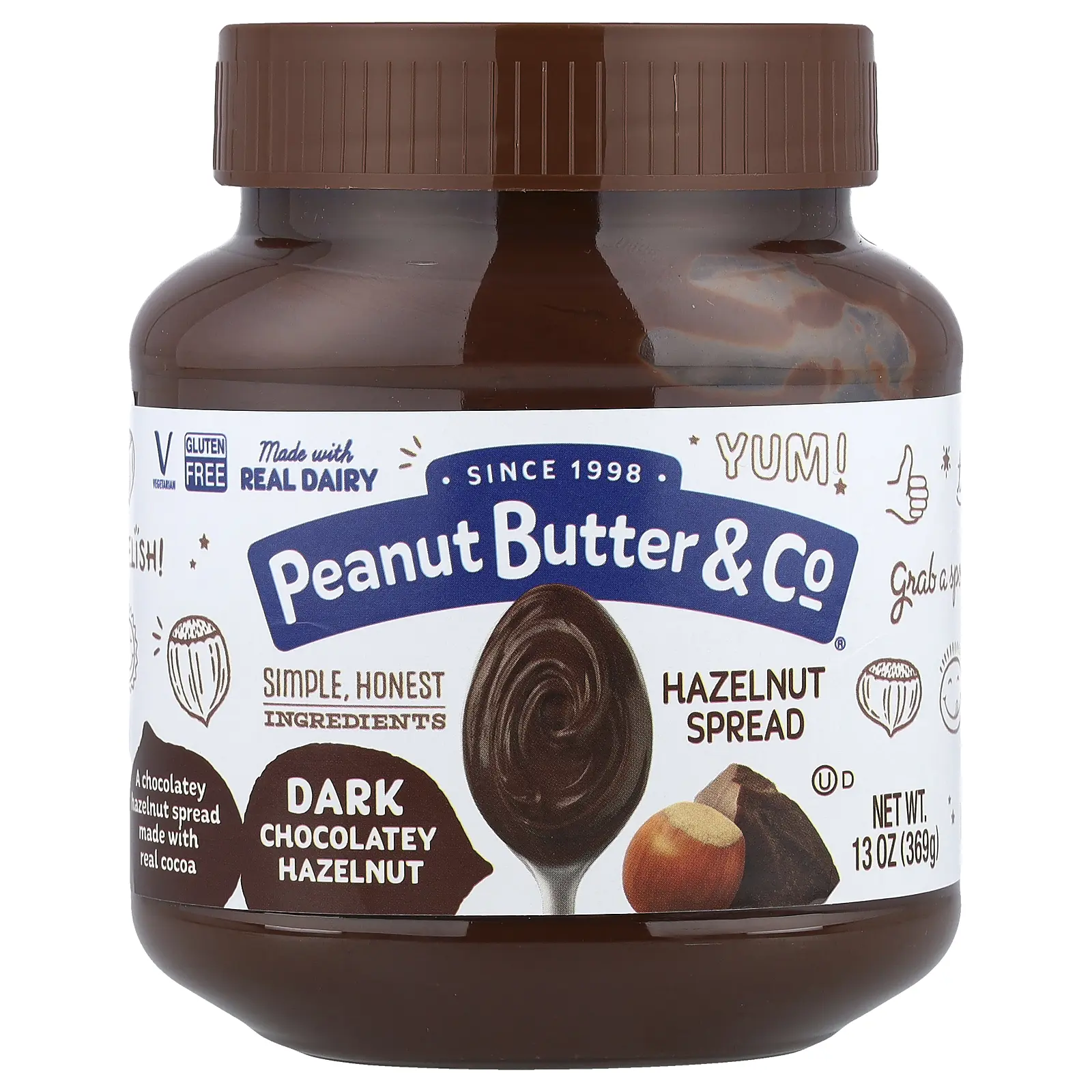 Peanut Butter & Co. Hazelnut Spread, Dark Chocolatey Hazelnut, 13 oz (369 g) Peanut Butter & Co. Hazelnut Spread, Dark Chocolatey Hazelnut, 13 oz (369 g)