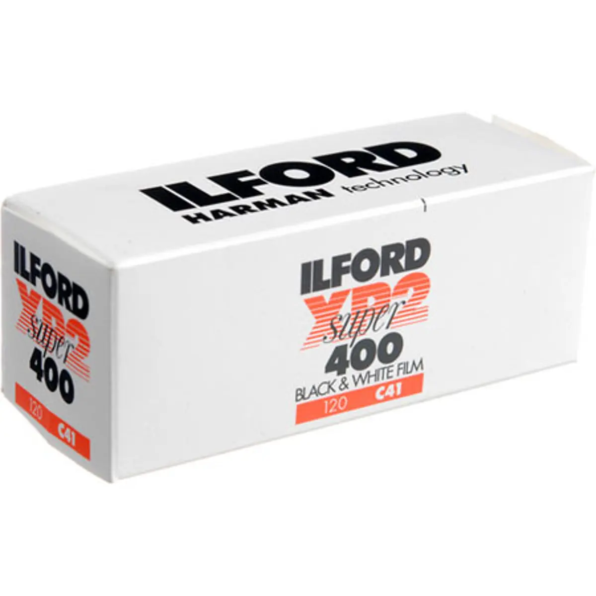 Ilford XP-2 Super Sharp, Fine Grain, Black and White Professional Film, ISO 400, 120 Size