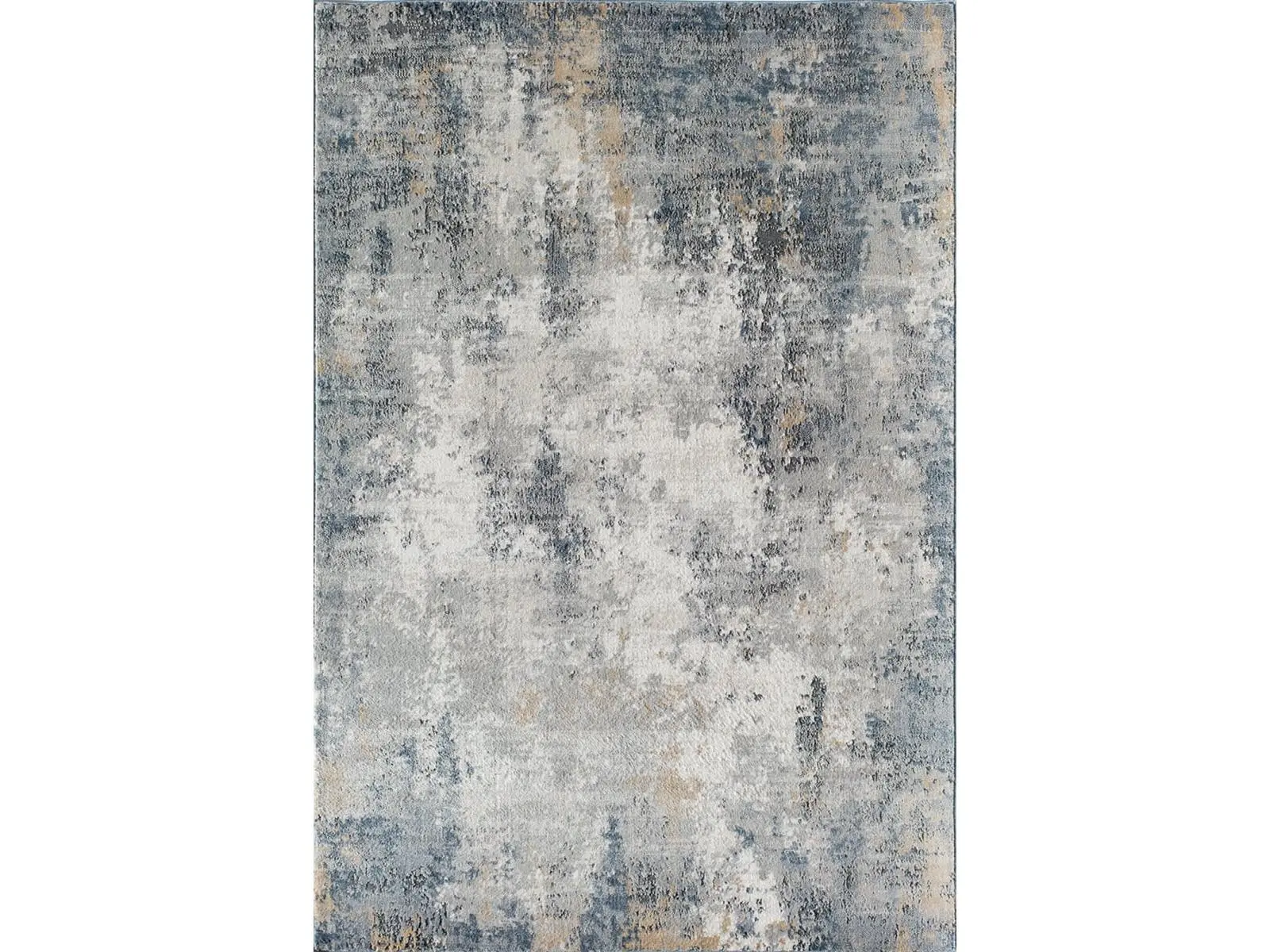 212 MAIN Ludlow MD25A Stonework Grey & Ivory Transitional Vintage Indoor Area Rug, 5.3ft x 7ft, Spot-Cleanable Living Room Pattern Rug, Household Textile Carpet for Home Decor, Indoor Area Rugs