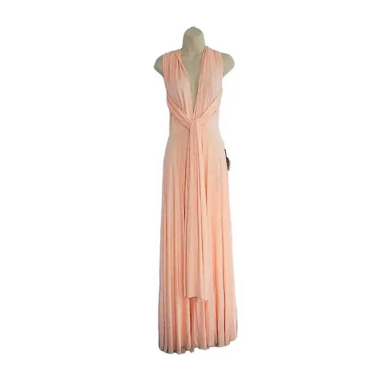 chinese dress ladies Important 1975 Halston Couture Deep Burgundy Front Wrap & Tie Silk Jer   Shrimpton Couture