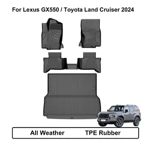 Fit for Lexus GX550/ Toyota Land Cruiser 2024-2025 5-Seat Floor Mats Cargo Liner