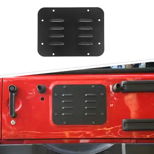 For 2007-2017 Jeep Wrangler JK Rear Tailgate Tire Delete Exhaust Air Vent Cover Trim