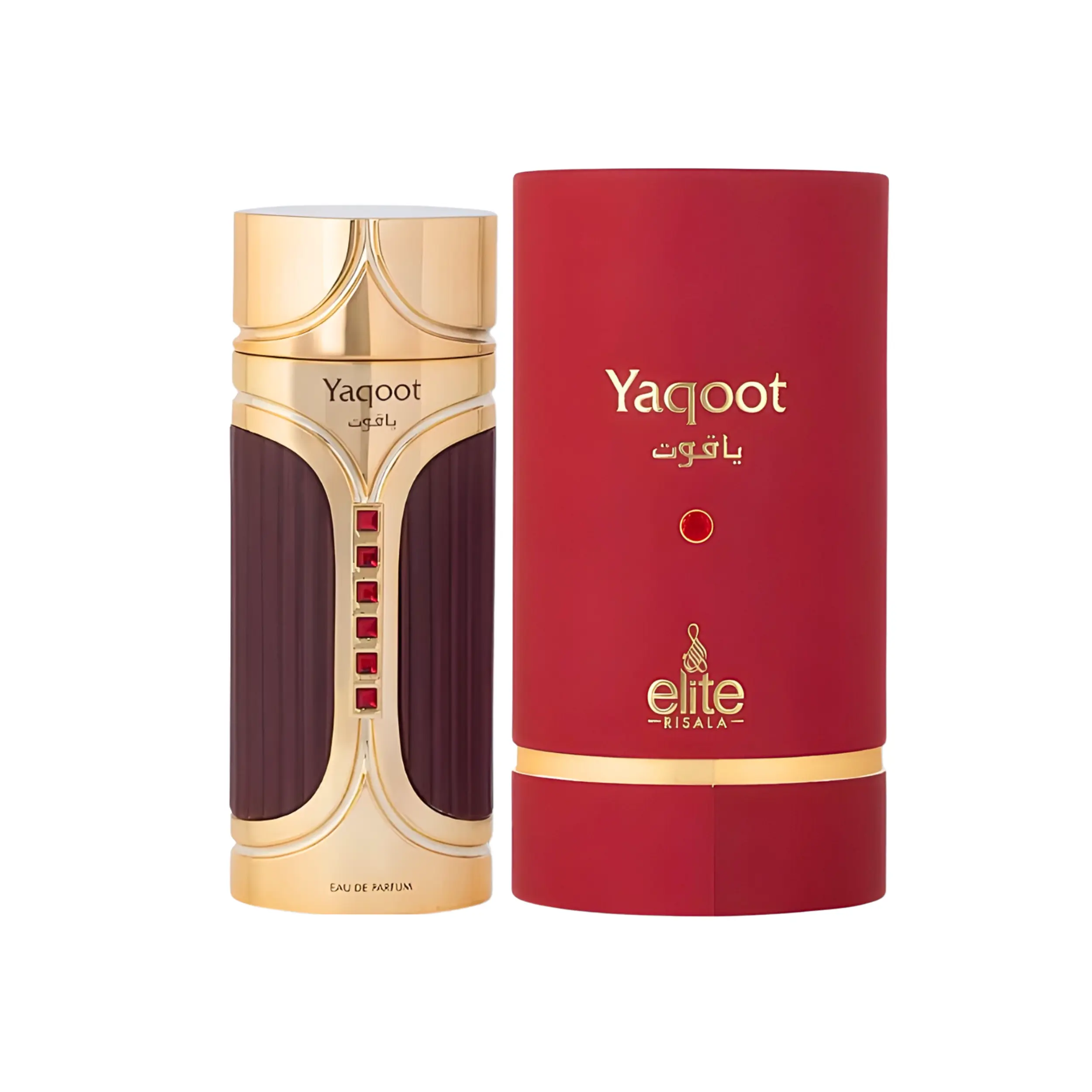 Risala Elite Yaqoot Eau De Parfum, Woody Floral Amber Scent with Marine Notes of Salt & Ambergris, Unisex Fragrance for Daily Wear, 3.4 fl oz