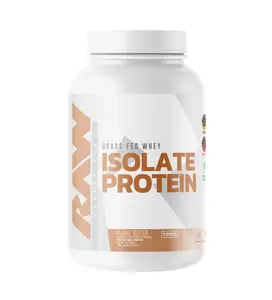 RAW Nutrition Grass Fed Whey Protein Isolate - High-Quality, Hormone-Free, Amino Acid-Rich Supplement for Muscle Development
