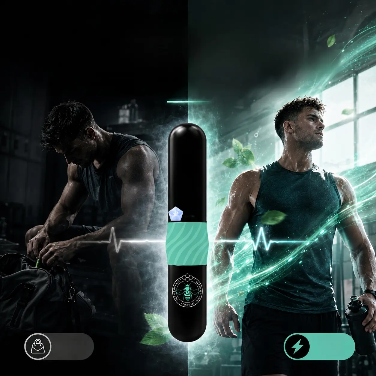 Summer essential for men's multi-functional fitness: agility trainer with portable accessories.