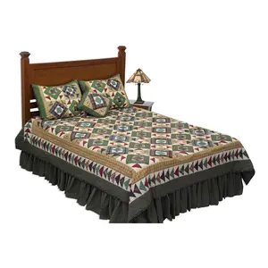 Patch Magic Quilts - Square Diamond Twin Quilt 65"W x 85"L