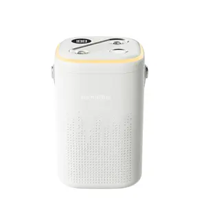 Smart Humidifier with 7x13cm Large Compact Tank, Automatic Constant Humidity, Adjustable Flow Rate, Quiet Operation, Light-Up Nightlight, Auto-Adjust Mist Atomizer for Home, Office Use
