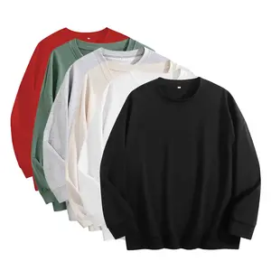 2 Pack Unisex Soft Fleece Crewneck Sweatshirts for Men Women Versized Casual Tops  Minimalist Style Everyday Wear Cozy Warm Fall Winter Clothes