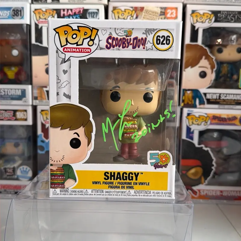 Shaggy Funko pop signed