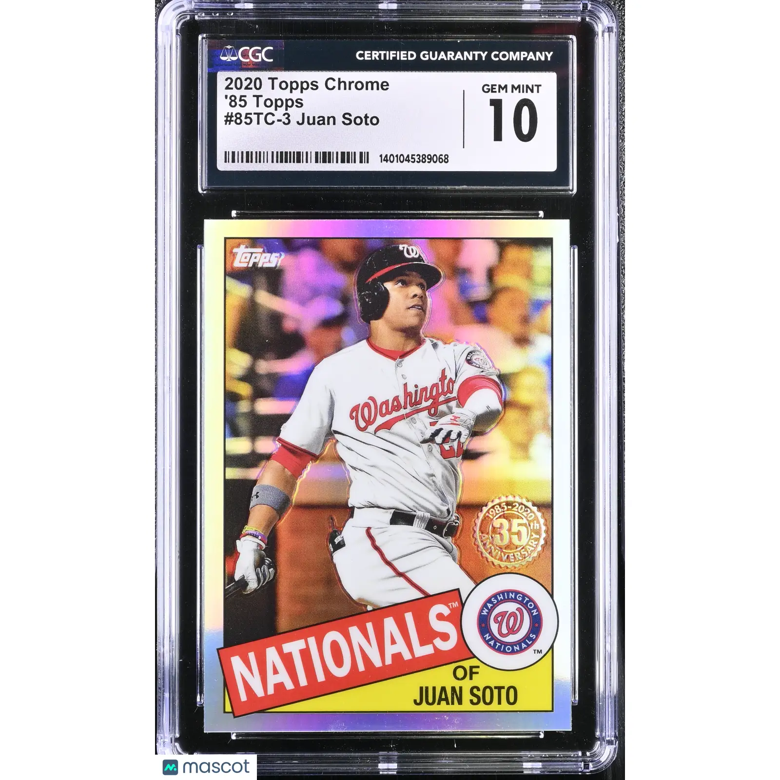 Juan Soto CGC 2020 Chrome #85TC 3 Baseball 10