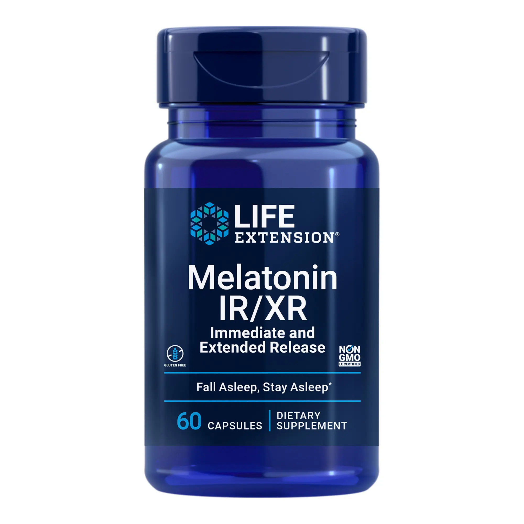 Life Extension Melatonin IR/XR 60 Capsules Life Extension Melatonin IR/XR 60 Capsules