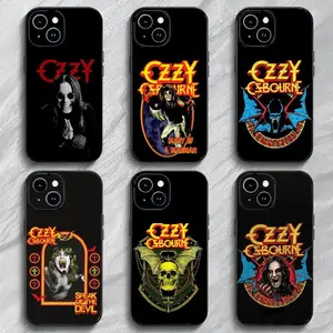O-Ozzy O-Osbourne R-Rock Band Phone Case Black Matte Slim Music Protective Cover For iPhone 11-17 Pro Max/Plus & Samsung Galaxy S23-S25