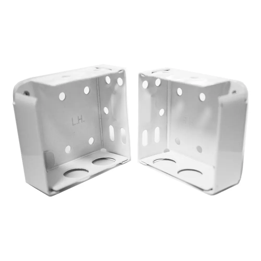 High Profile Box Mounting Bracket Set - White