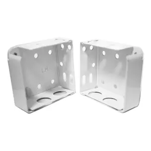 High Profile Box Mounting Bracket Set - White
