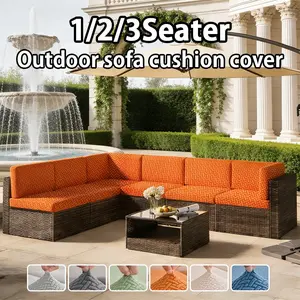 Universal Sofa Slipcover All-Seasons Pet-Friendly Non-Slip Washable Couch Covers for Outdoor Decor, UV Resistant, Available in 1/2/3 Seater Options