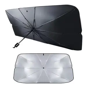 Foldable Car Windshield Sunshade Umbrella - Sun Shades for Car Windows, UV Protective Sunshade, UV-Blocking Front Window Heat Insulation Cover, Durable Portable Collapsible UV Sun Visor Protector for Summer
