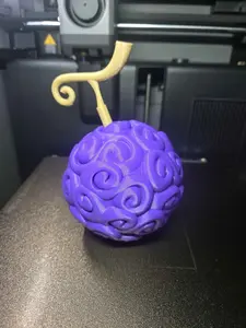 Gum Gum Devil Fruit – 3D Printed Anime Collectible | One Piece Inspired Desk Decor | Anime Fan Gift | Luffy Devil Fruit Prop