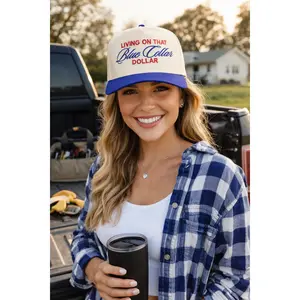 Blue Collar Dollar Trucker Hat
