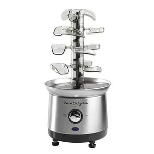 Nostalgia 2lb Stainless Steel Cascading Fondue Fountain