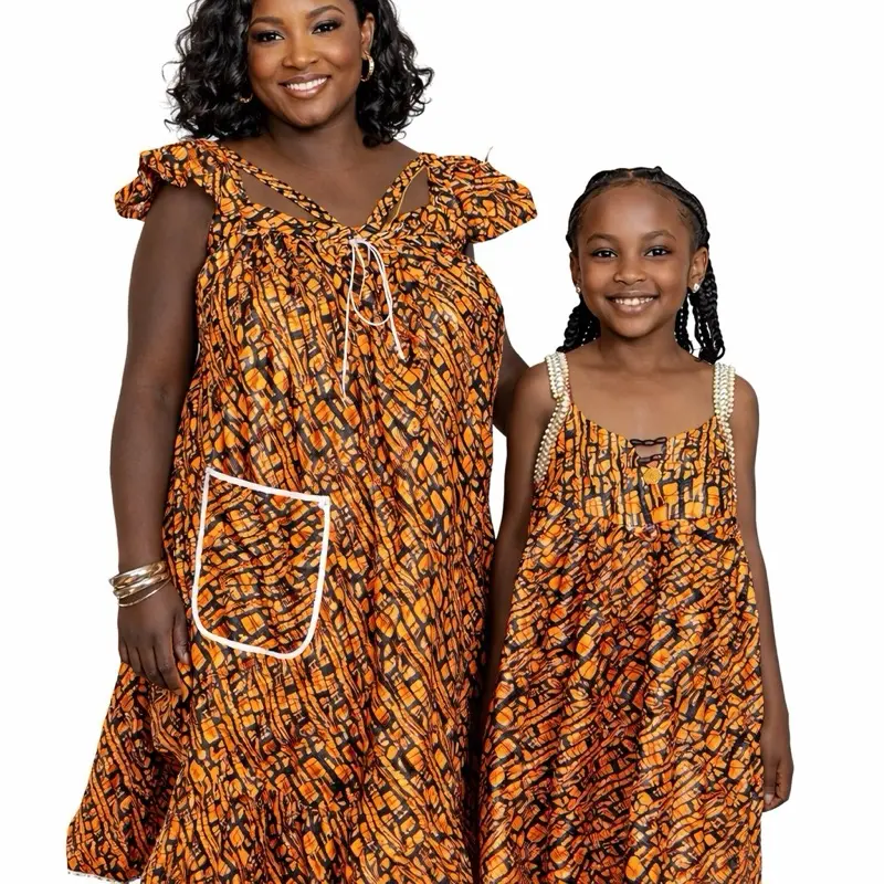 African print ankara gown - Summer Comfort Women's Floral Casual Dress with Pockets and Short Sleeves Comfortable Brown Lightweight Sleeveless Rider Bohemian Style