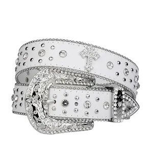 Angel's Essence White Gothic Belt Zyro's Vault