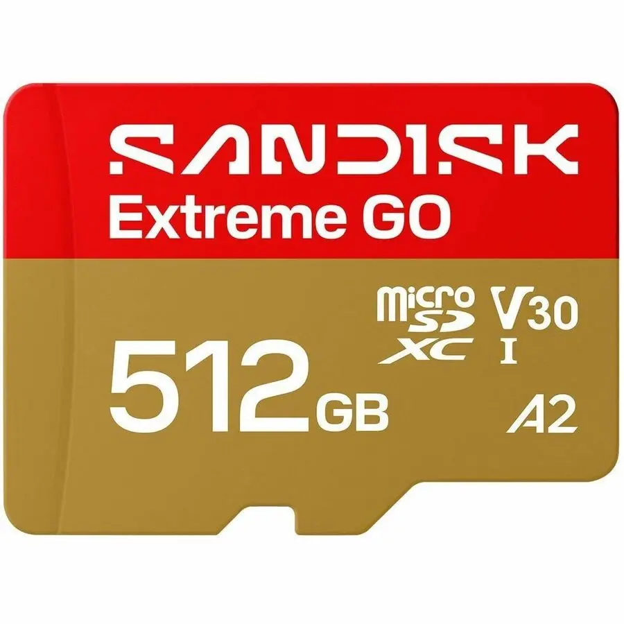 SanDisk 512 GB Class 10/UHS-I U3 V30 microSDXC SDSQXGN512GGN6MN
