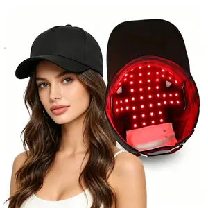 LED Light Cap for Hair Growth, Promotes Regeneration with and Infrared Light, New Hair Growth Care Hat, Model Lhm-003