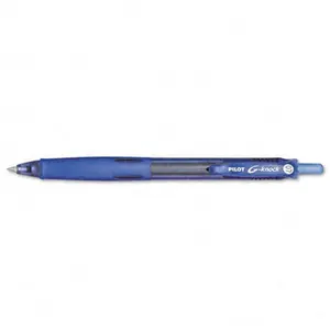 Pilot G-Knock BeGreen Retr Roller Ball Pen TRS Brl Blue Ink Micro 0.4 mm Pack of 12