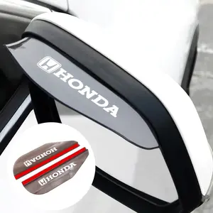 Honda Rearview Mirror Rain Eyebrow, Rain Protection, Tight Fit Anti-Drop Waterproof Sunshade, Sun Shield, Clear Driving Visibility, Exterior Decoration for Civic/accord/cr-V