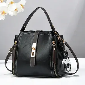 Women's Bucket Handbag 2026 New Fashion Versatile Messenger Shoulder Commuter Bag