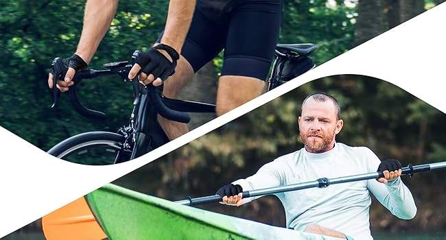 COOLJOB Ultra-Thin Workout Gloves,Anti-Slip Grip Gloves, Half Finger Exercise Gloves COOLJOB Ultra-Thin Workout Gloves,Anti-Slip Grip Gloves, Half Finger Exercise Gloves