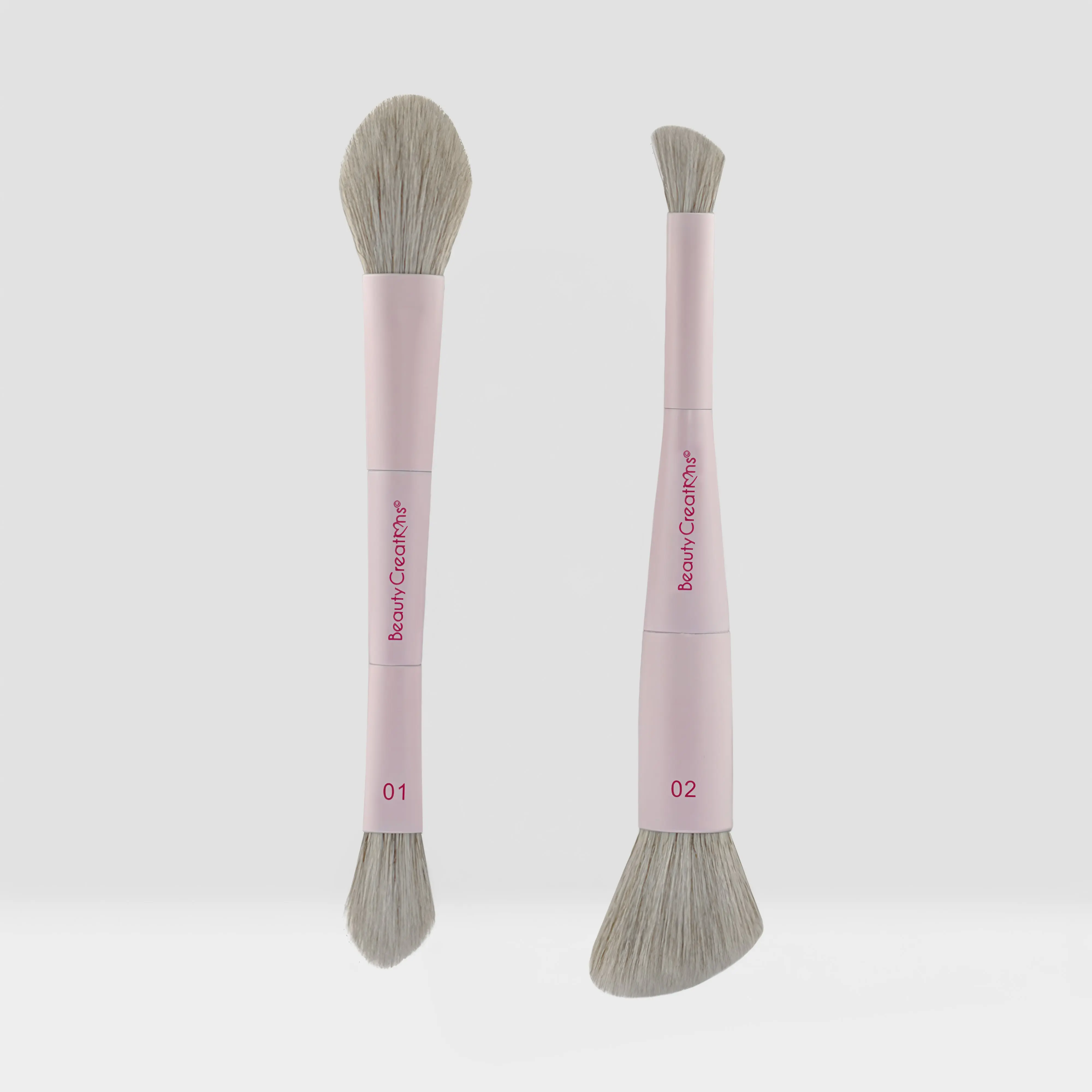 Beauty Creations Dual-Tip Brush Combo - 2-Piece Cosmetic Brush Set, Precision Complexion Duo Ideal for Natural Makeup Looks Beauty Creations Dual-Tip Brush Combo - 2-Piece Cosmetic Brush Set, Precision Complexion Duo Ideal for Natural Makeup Looks