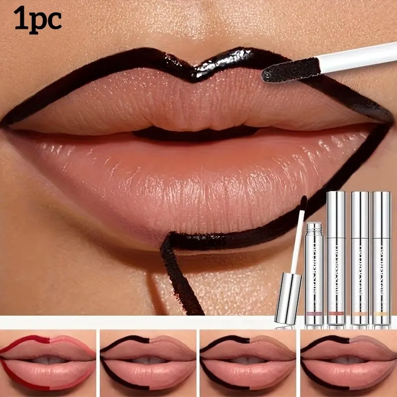 Off Lip Stain - Long Lasting Matte Lip Tattoo, Transfer Proof Lipstain Infused, Matte Finish, for All Light Beige Types, Creamy Formula, Red & Multicolor, Lipstick Beauty, Lip Tint, Matte Liquid Lipstick