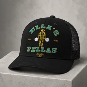 Ella Fellas Embroidered Trucker Hat, EIIa LangIey Embroidered Trucker Hat, Choosing Texas Embroidered Trucker Hat, Đanelion Trucker Hat