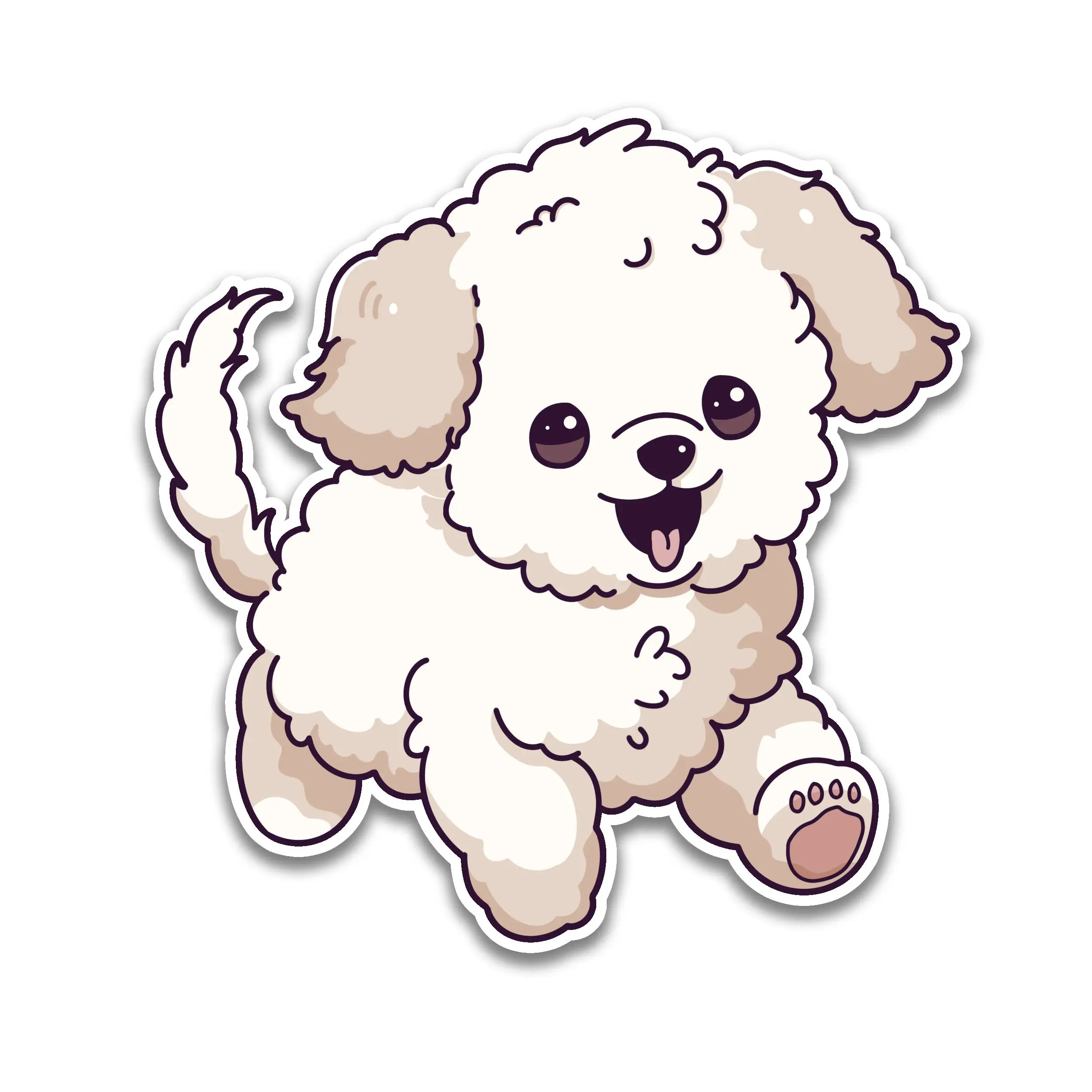 Zoomies Finn Sticker