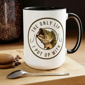 Bass Fishing Gift Funny Gift Fisherman Coffee Mug Gift Fisherman Dad Fishing lover Gift Fishing Mug for Man Gift Unique Father's Day Idea