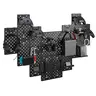 PEGZONE Customizable Modular Gaming Pegboard Wall Mount Set - 7 or 14 Pcs Sets (7 Pcs:7 Black,14 Pcs:7 Red+7 Black), Adjustable Racks, Console Organizer, Controller/Headphone Holders, Disc Shelves for Gamer Room Organization Desk Accessories