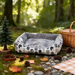 Pet Sofa Pad, Fashionable Soft Cat Dog Bed, Washable Indoor Pet Nest, Warm Non-Slip Pet Home Decor, Small Medium Dogs Cats Supplies