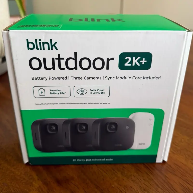 Blink outdoor 2k+ 3Pack Camera Wireless