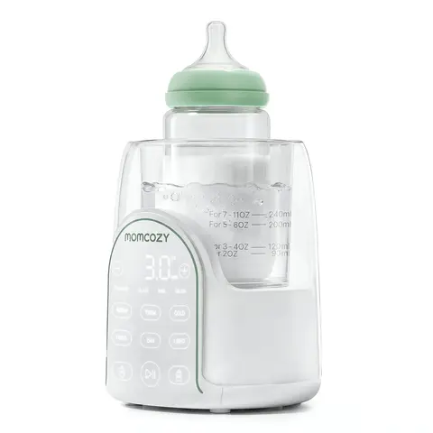 Momcozy NightPro Bottle Warmer for Baby Breast Milk, Built-in Night Light, BPA-Free Tritan, Fullest Nutrients Preserved with Fast & Even Water Bath Warm, Newborn Breastfeeding Essentials Gift for Mom
