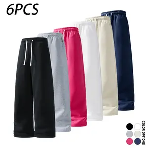 Men’s casual minimalist long pants for spring and autumn, featuring a drawstring elastic waistband, a loose fit suitable for sports and fitness, versatile everyday casual trousers for daily wear.